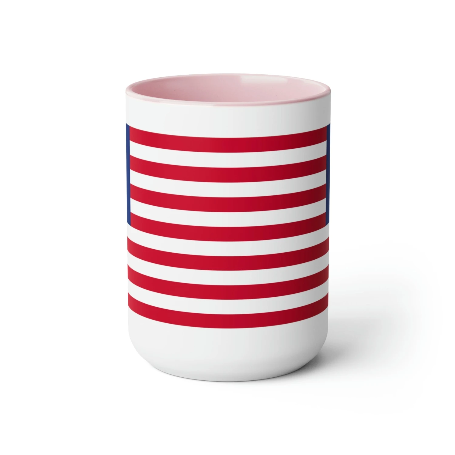 Two-Tone Betsy Ross Flag Coffee Mugs, 15oz - Image 17