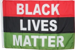 Black Lives Matter African Movement Flag - 2 Ft X 3 Ft