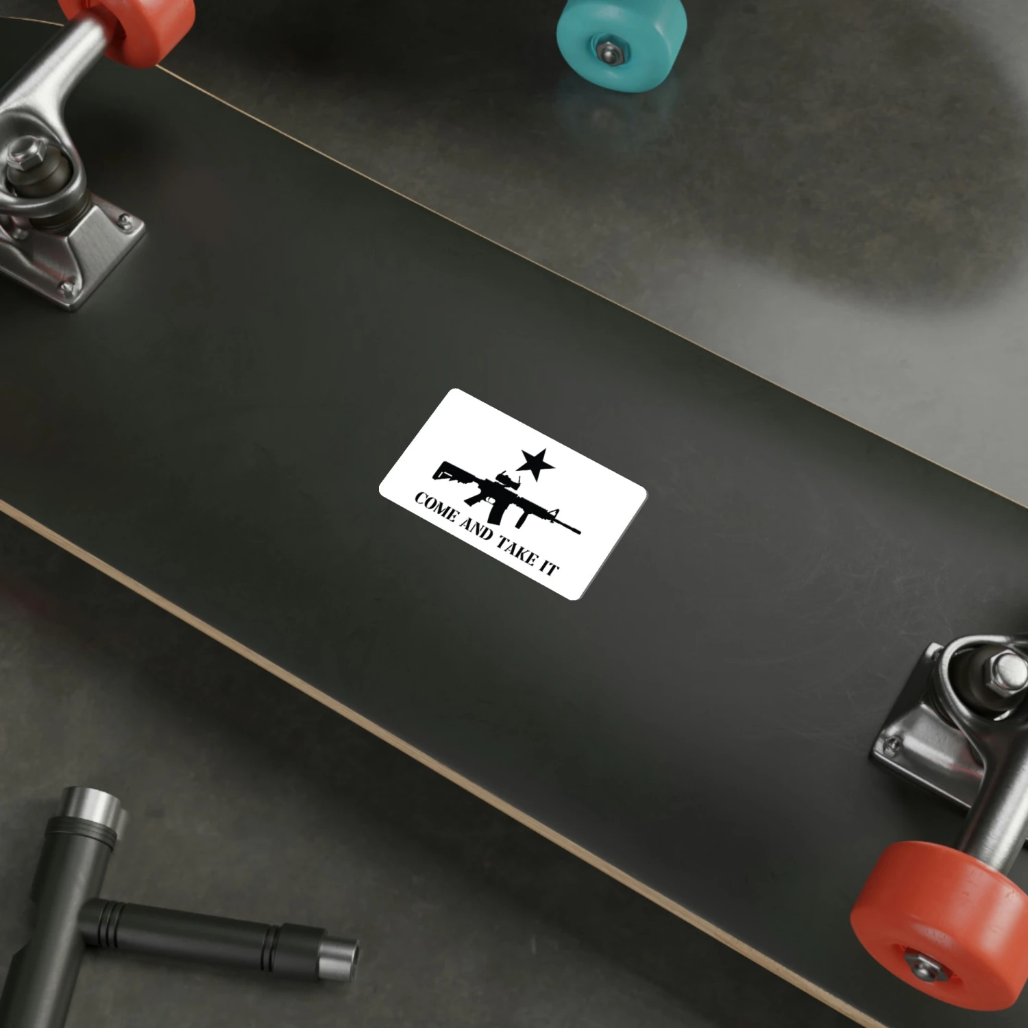 Come And Take It AR-15 Flag Decal (indoor And Outdoor Use) - Image 10