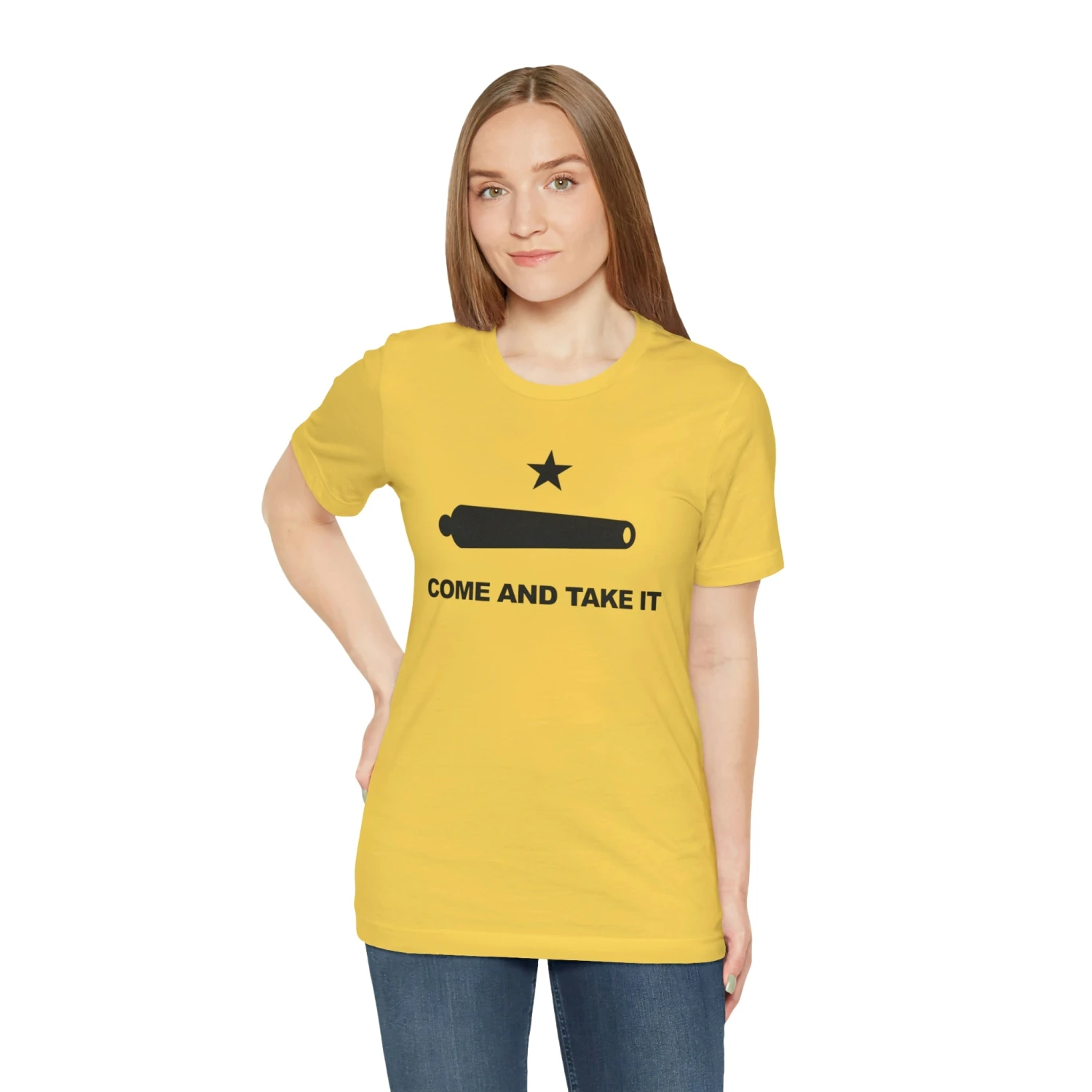 Come And Take It Flag T Shirt: Bella + Canvas 3001 - Image 16
