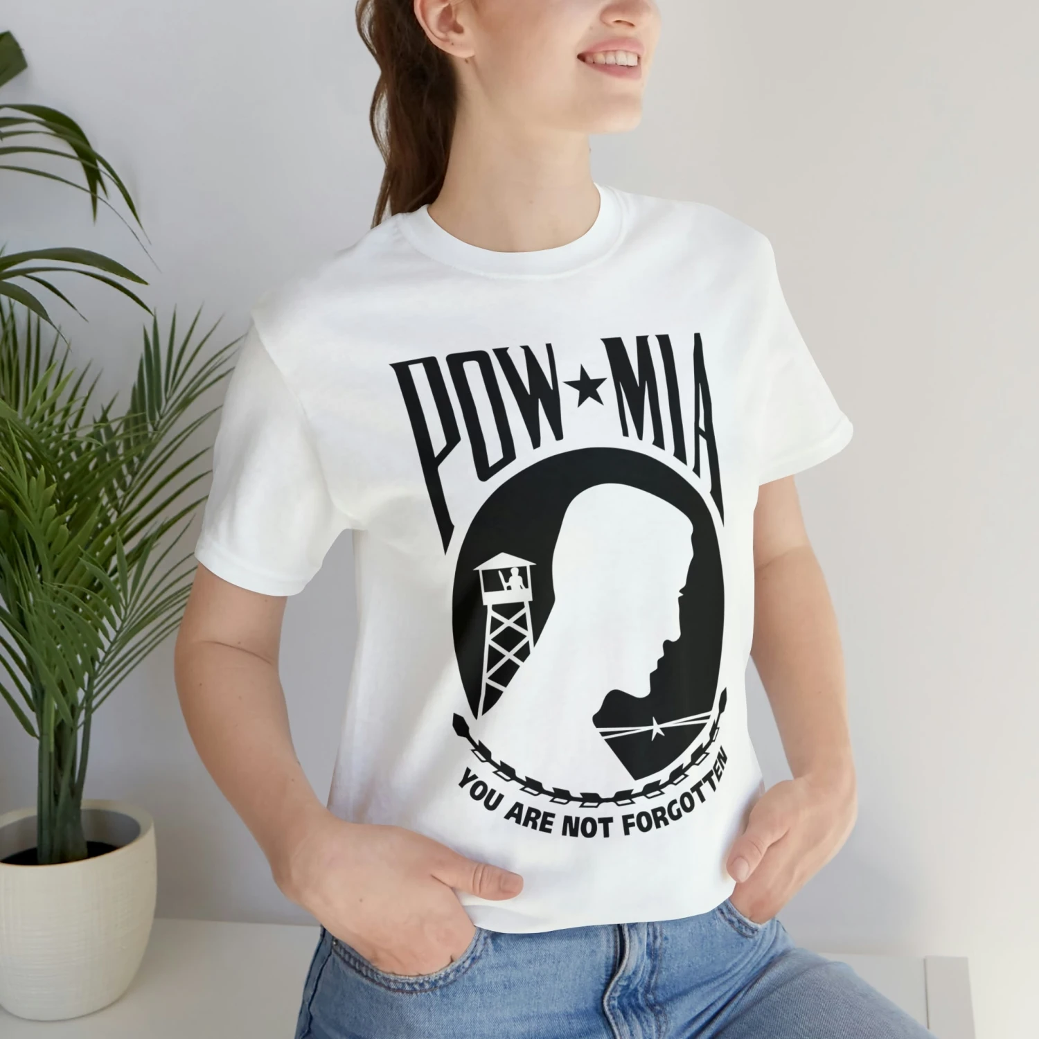 POW-MIA T Shirt: Bella + Canvas 3001 - Image 12