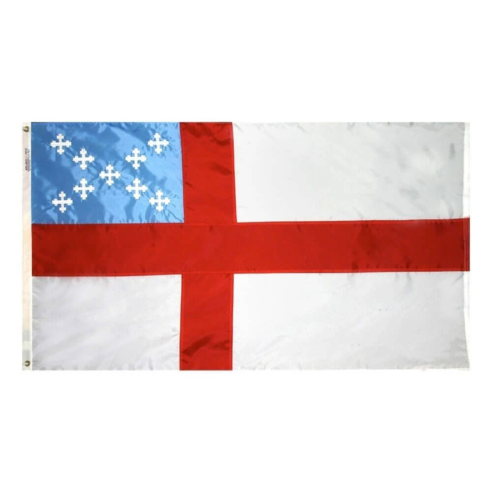 Nylon Episcopal Flag - 4 Ft X 6 Ft