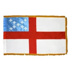 Fringed Episcopal Flag - 4 Ft X 6 Ft