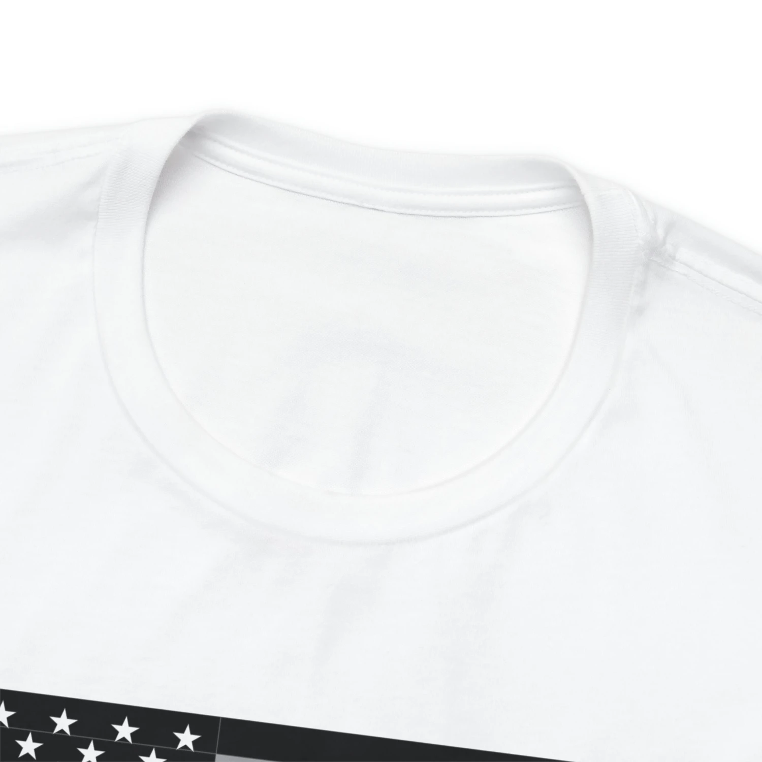 Thin Line USA Flag T Shirt: Bella + Canvas 3001 - Image 14