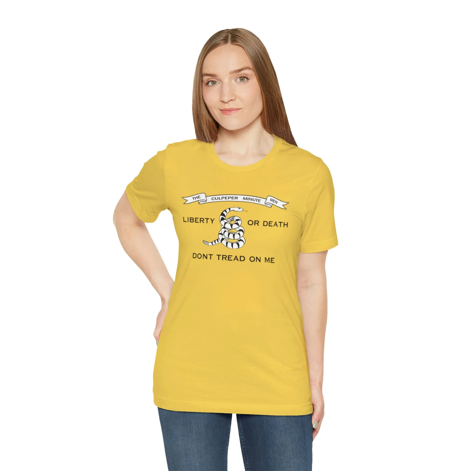 The Culpeper Minute Men Flag T Shirt: Bella + Canvas 3001 - Image 16