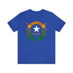 Nevada State Flag T Shirt: Bella + Canvas 3001