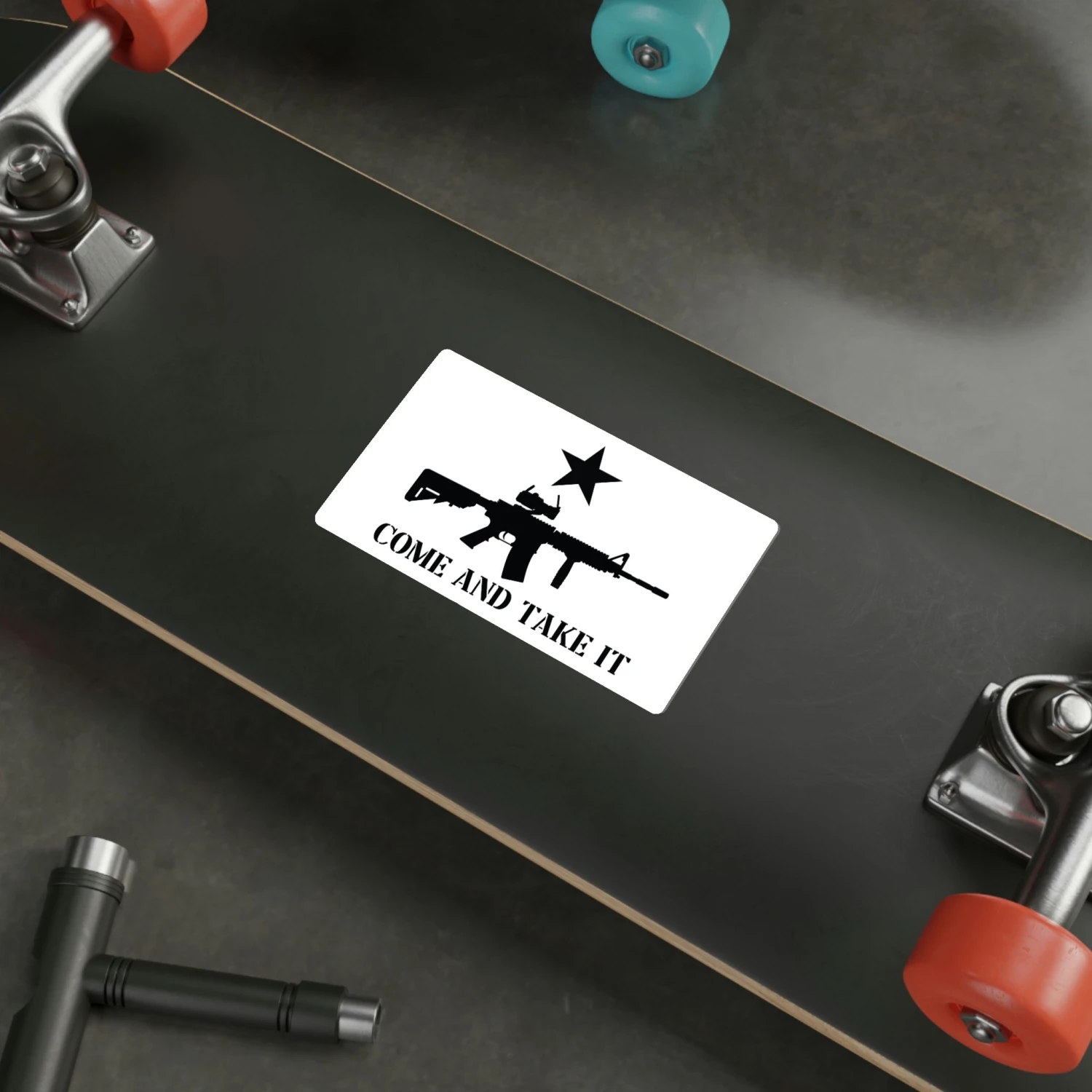 Come And Take It AR-15 Flag Decal (indoor And Outdoor Use) - Image 18