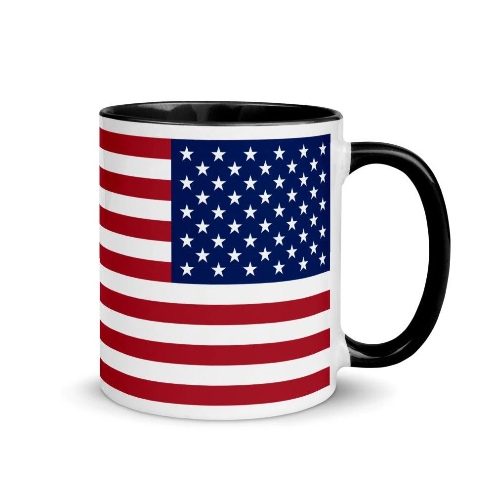 American Flag Mug - 11 Oz. - Image 2