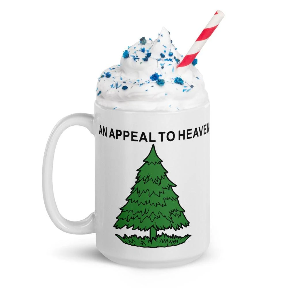 An Appeal To Heaven Mugs - 15 Oz. Or 11 Oz. Glossy White - Image 3