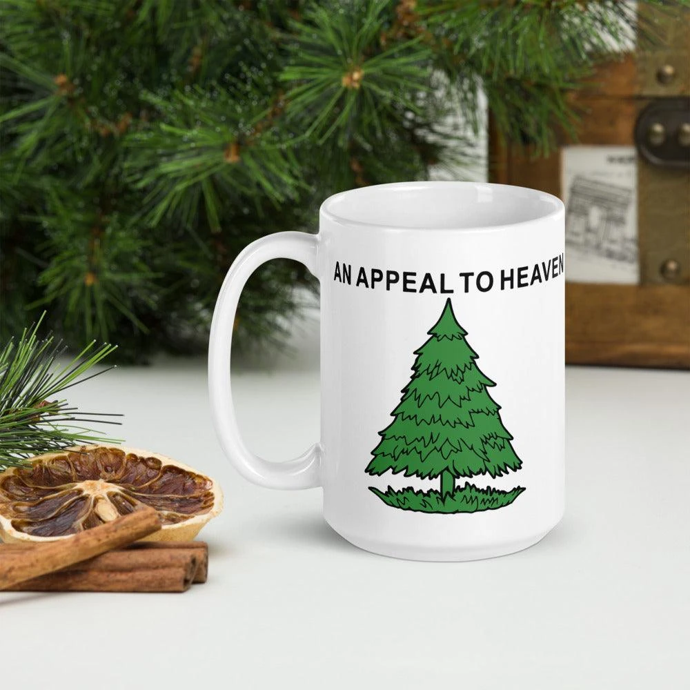 An Appeal To Heaven Mugs - 15 Oz. Or 11 Oz. Glossy White - Image 7