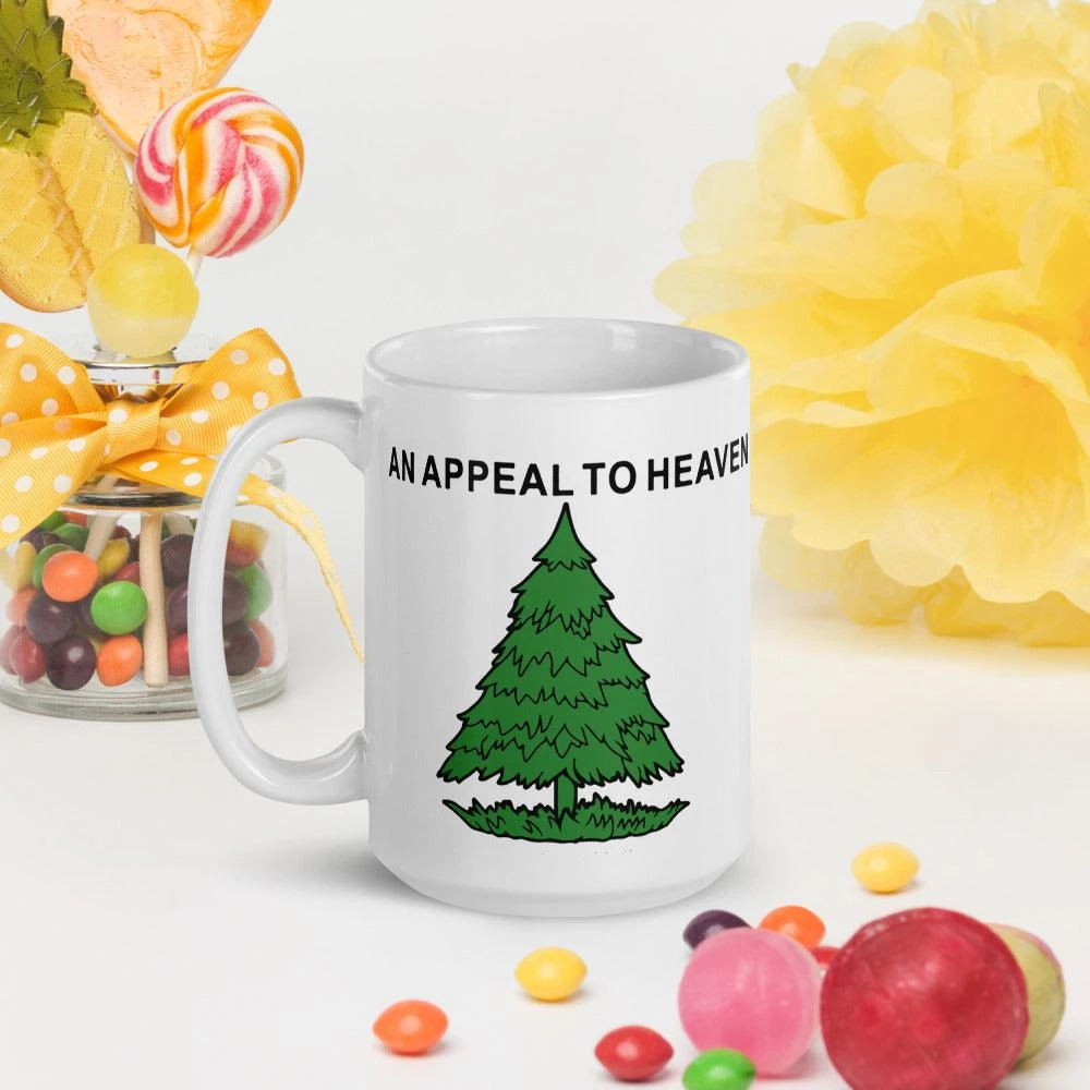 An Appeal To Heaven Mugs - 15 Oz. Or 11 Oz. Glossy White - Image 9