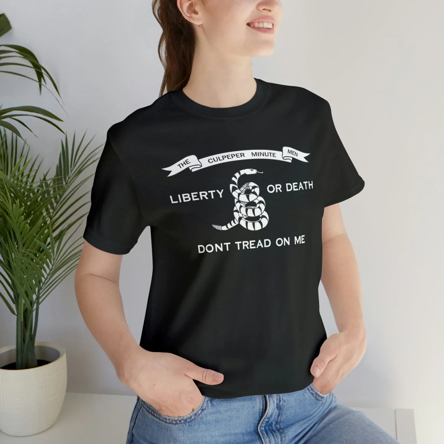 The Culpeper Minute Men Flag T Shirt: Bella + Canvas 3001 - Image 12