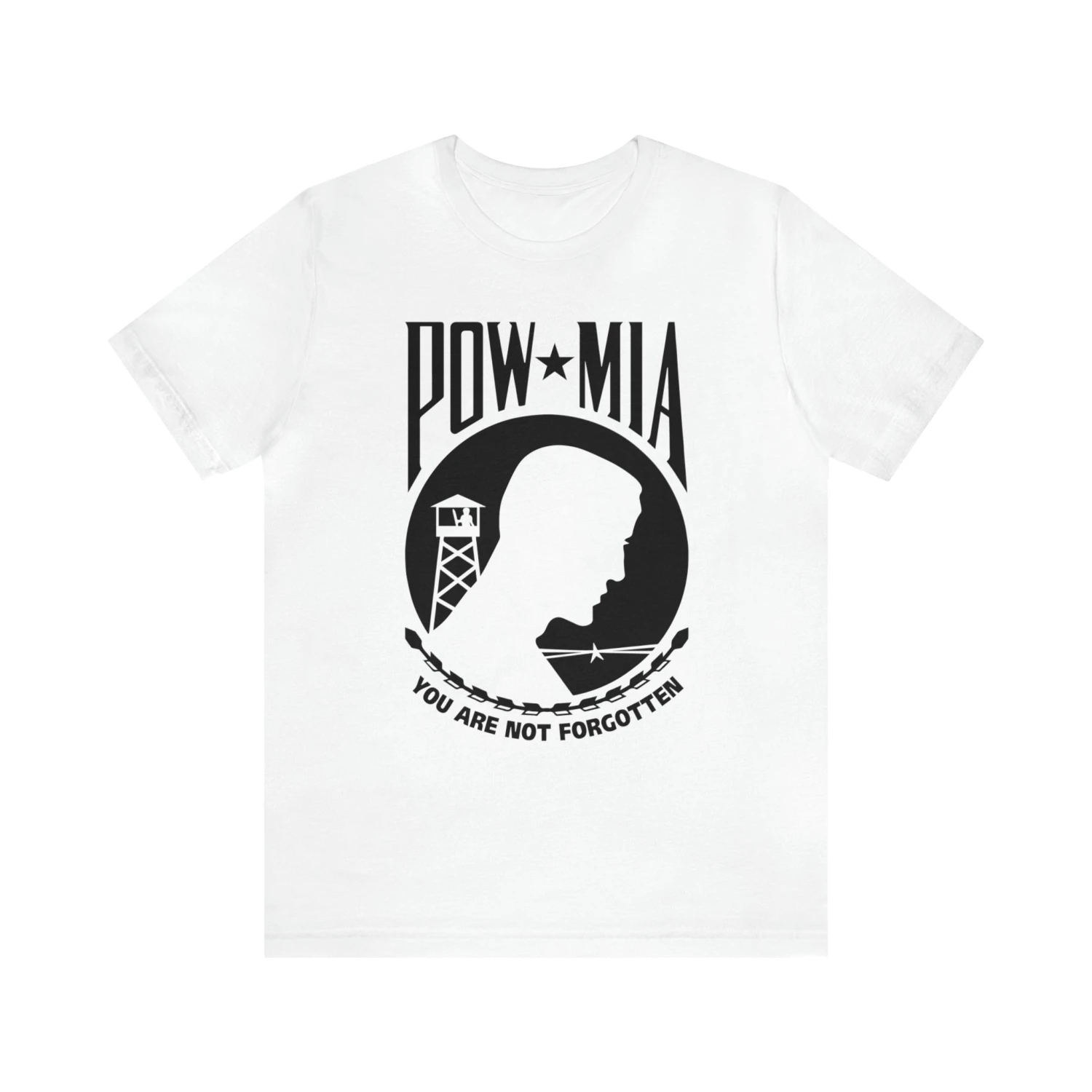 POW-MIA T Shirt: Bella + Canvas 3001 - Image 9