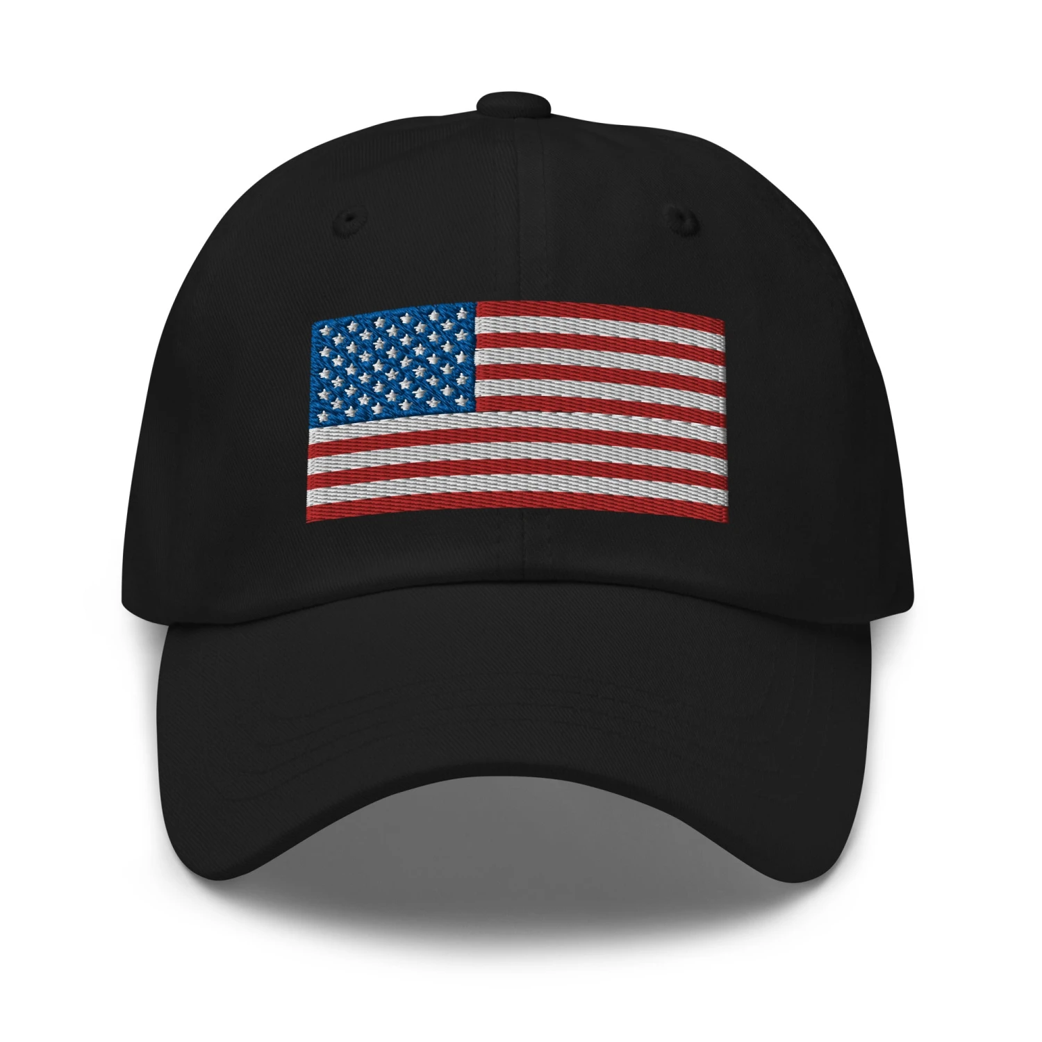 Dad Hat - USA Flag (Embroidered Flag)