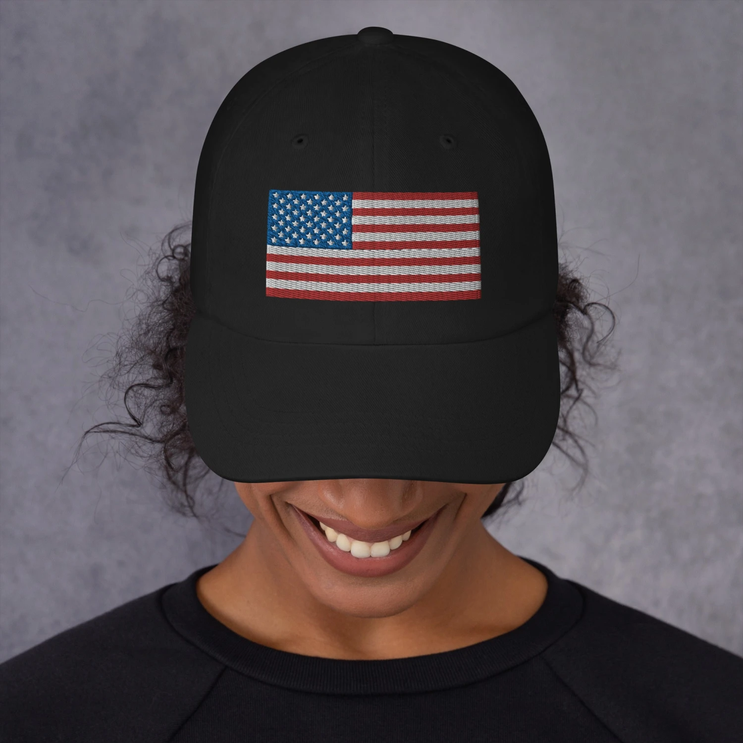 Dad Hat - USA Flag (Embroidered Flag) - Image 6