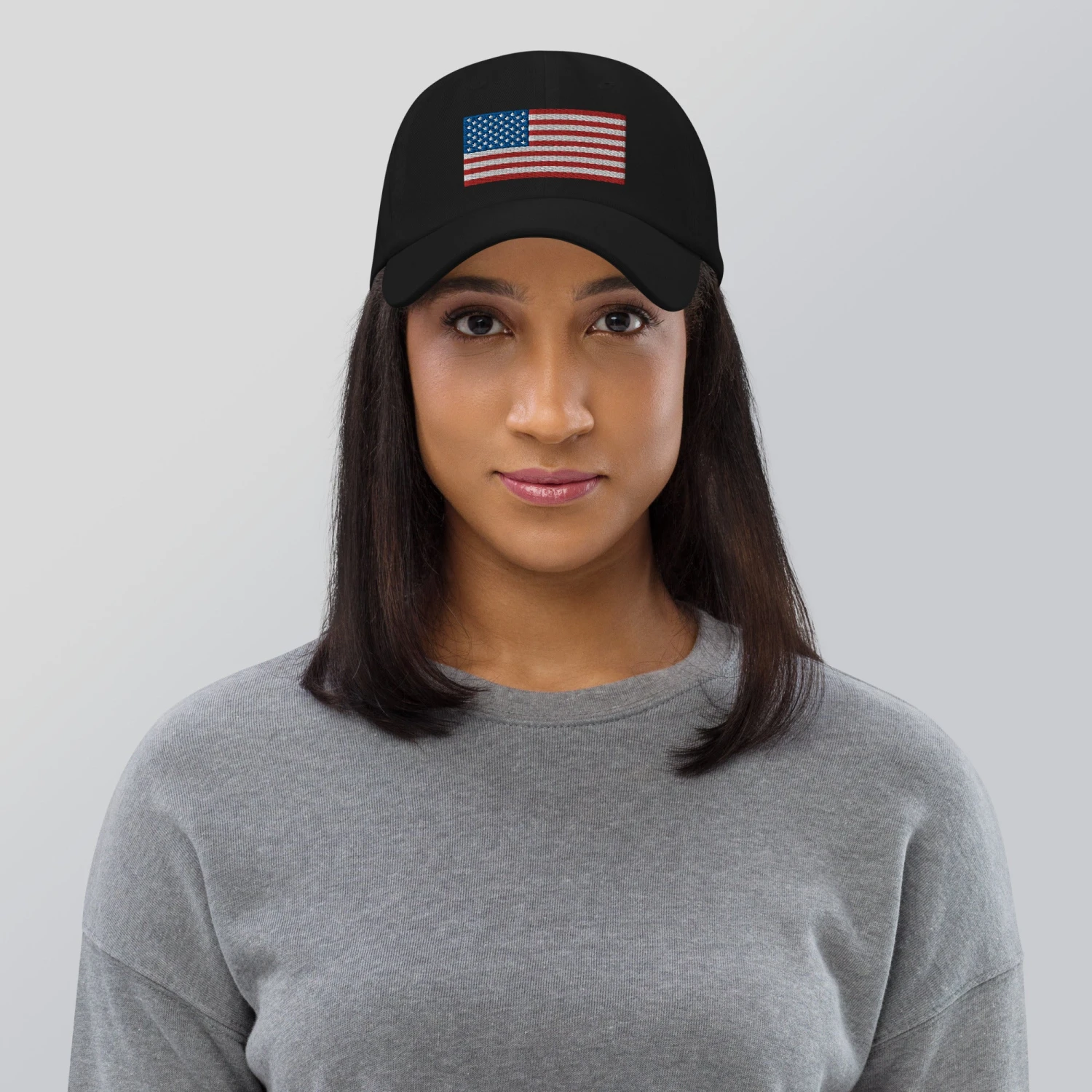 Dad Hat - USA Flag (Embroidered Flag) - Image 8