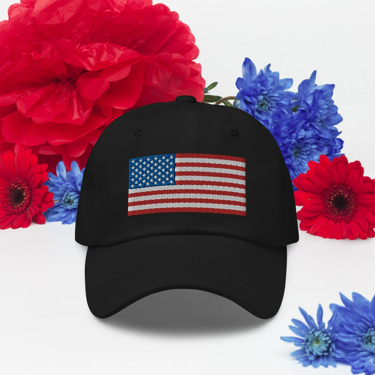 Dad Hat - USA Flag (Embroidered Flag) - Image 10