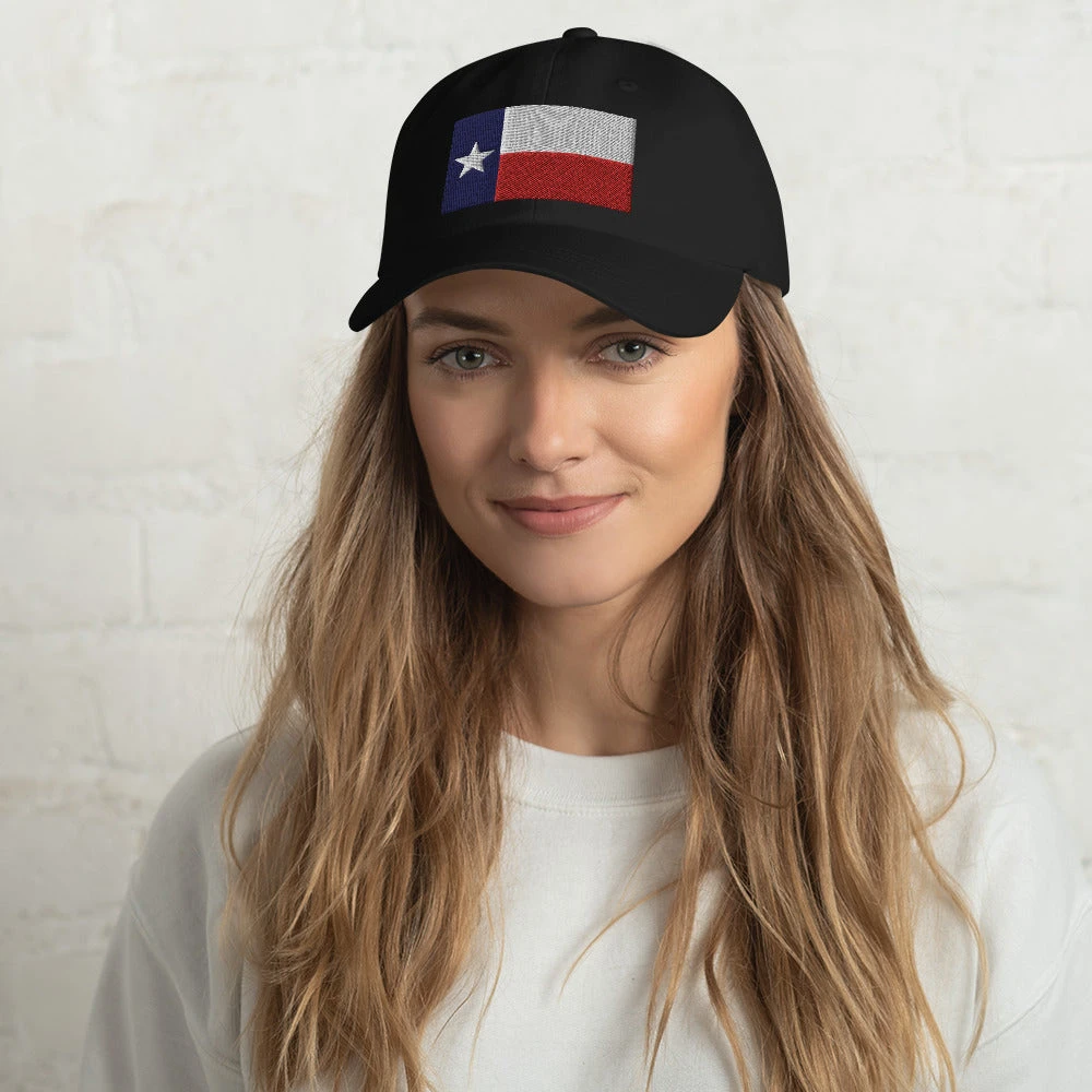 Dad Hat - Texas State Flag (Embroidered Flag) - Image 2