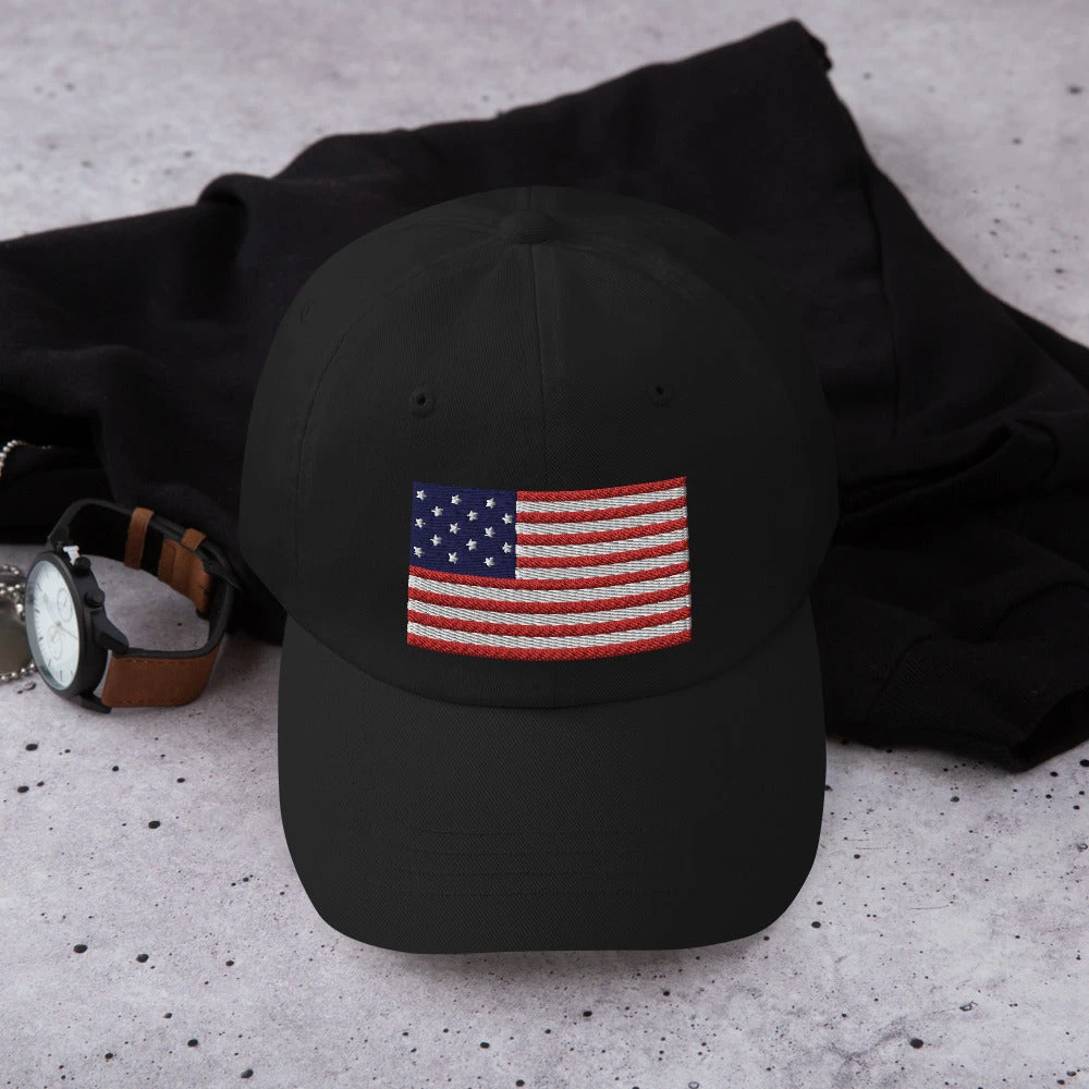 Dad Hat - Star Spangled Banner Flag (Embroidered Flag) - Image 12