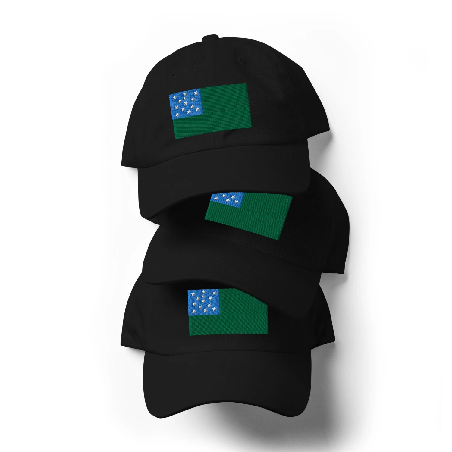 Dad Hat - Green Mountain Boys Flag (Embroidered Flag) - Image 7