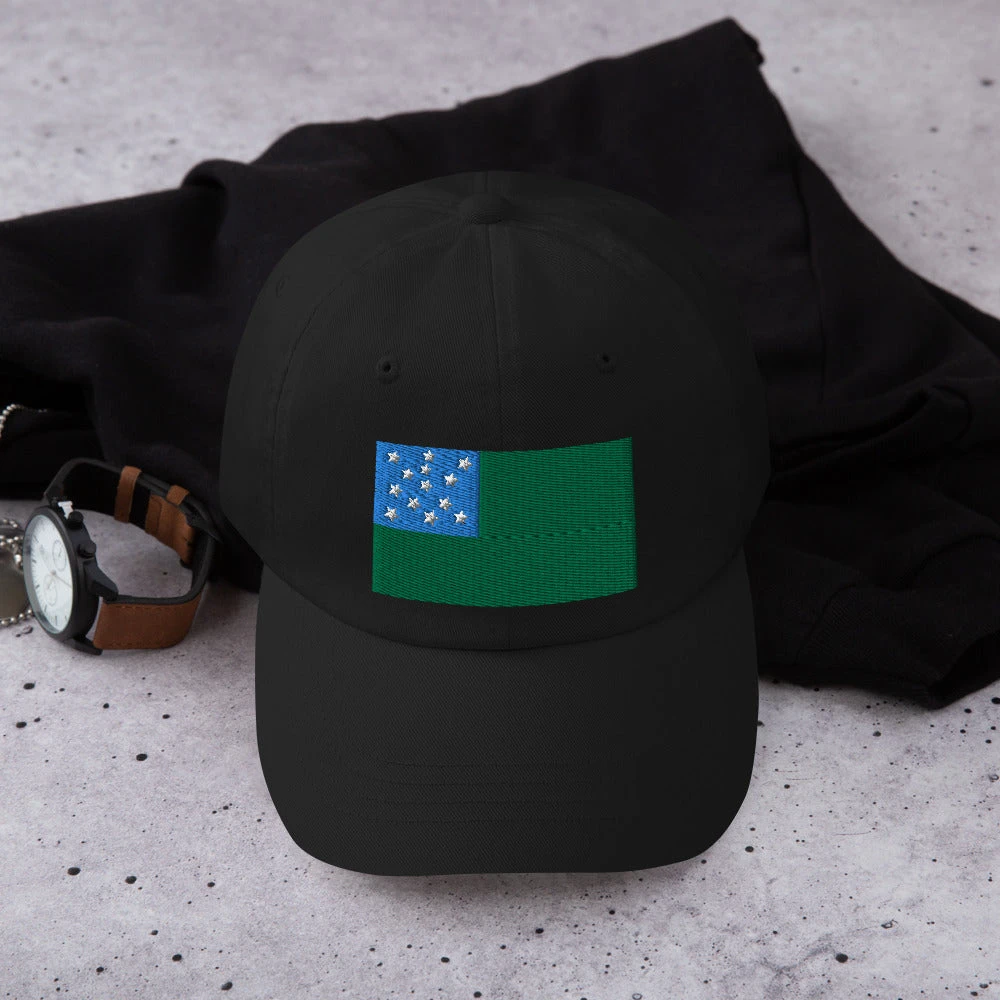 Dad Hat - Green Mountain Boys Flag (Embroidered Flag) - Image 9