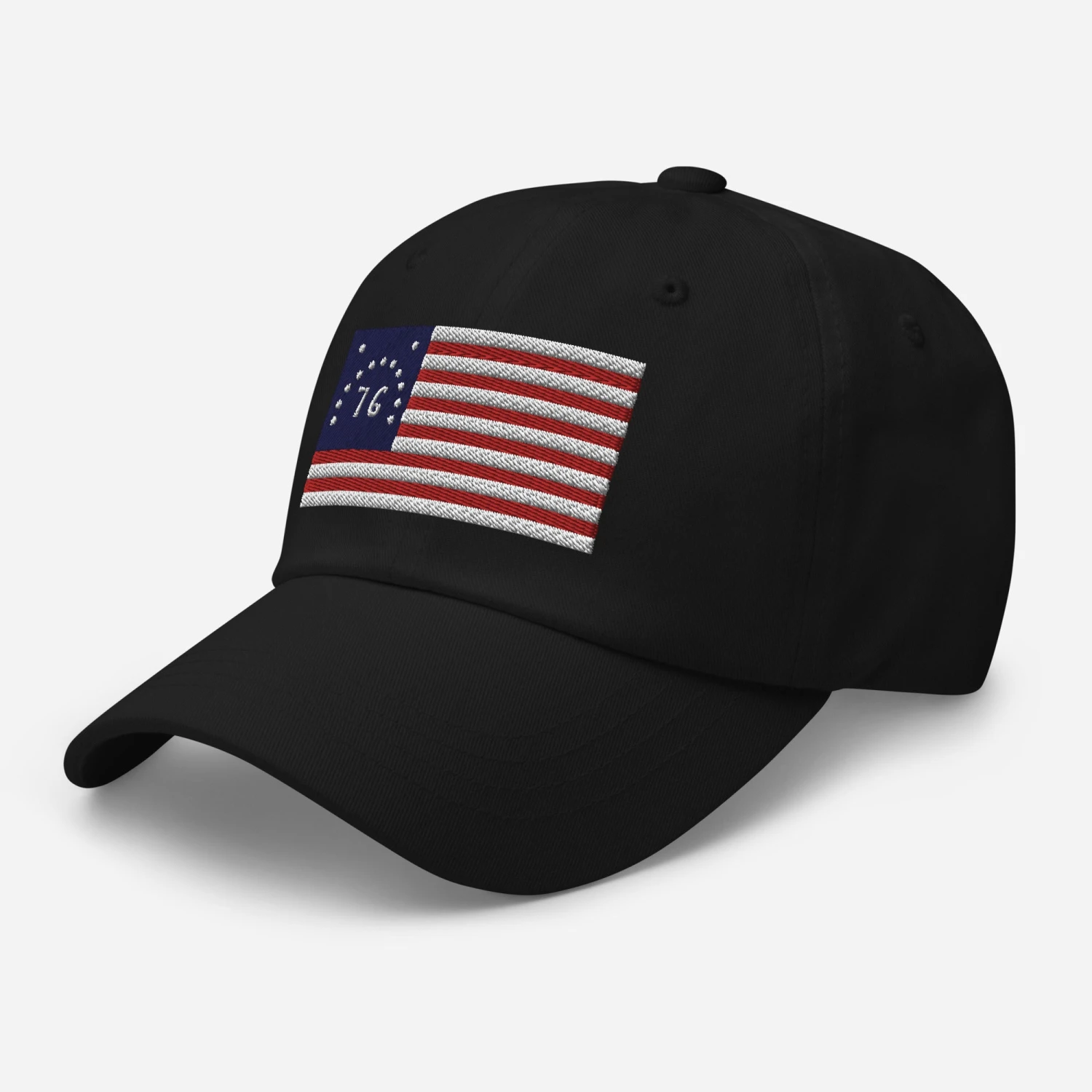 Dad Hat - Bennington Flag "1776" (Embroidered Flag) - Image 10