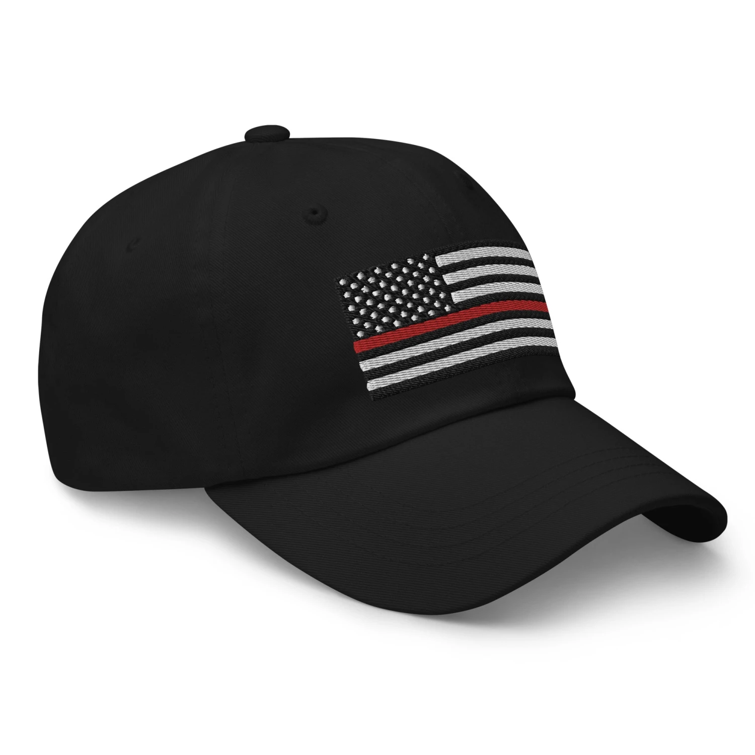 Dad Hat - Thin Red Line Flag (Embroidered Flag) - Image 20