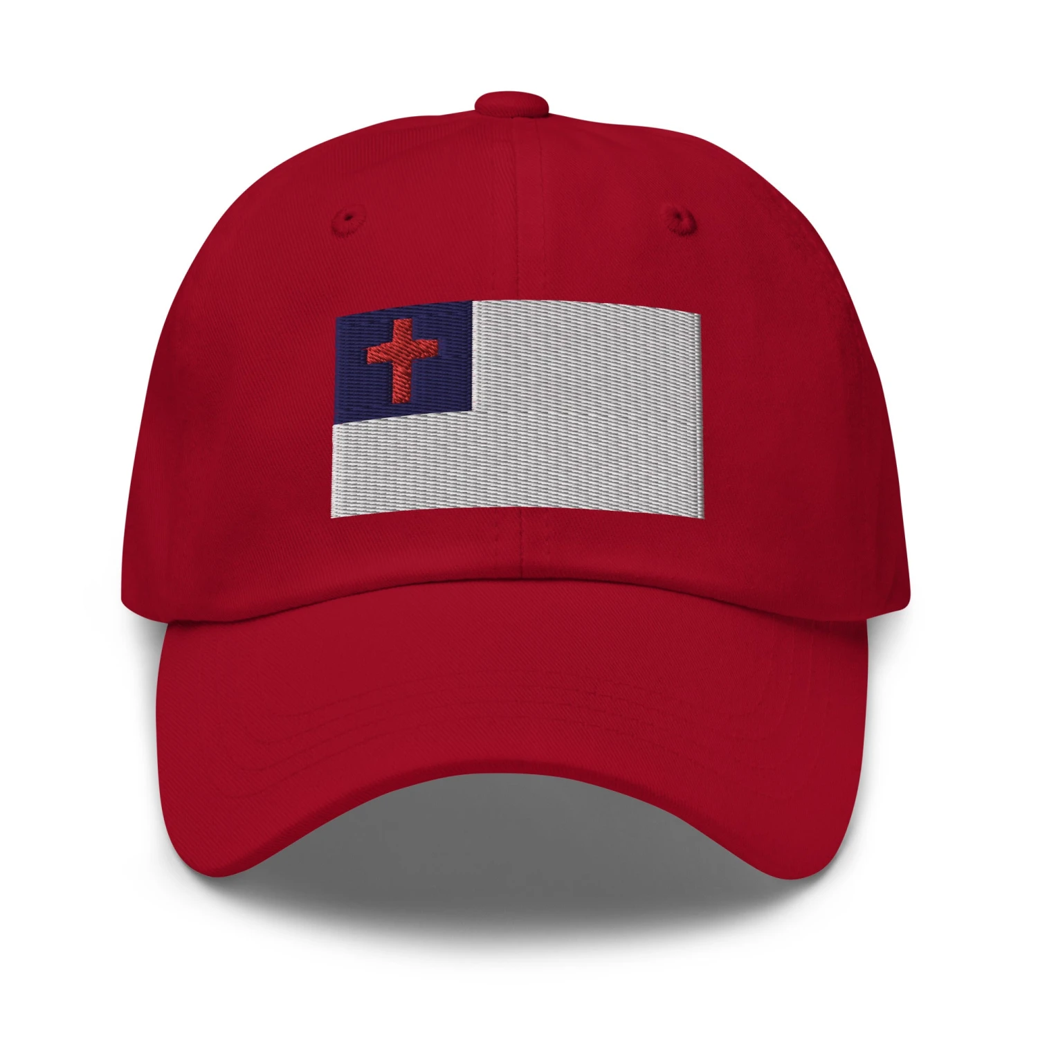 Dad Hat - Christian Flag (Embroidered Flag) - Image 17