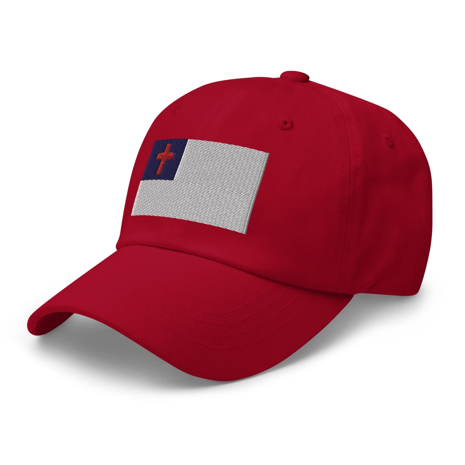 Dad Hat - Christian Flag (Embroidered Flag) - Image 19