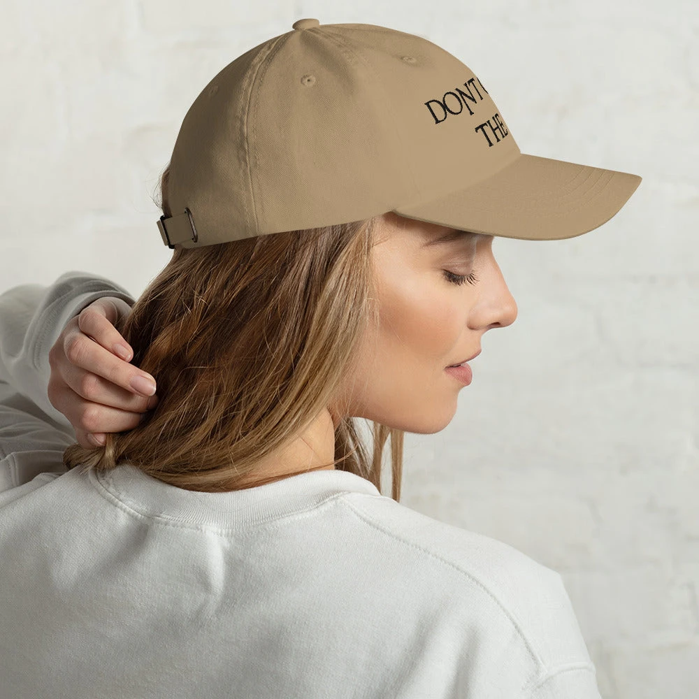 Dad Hat - Dont Give Up The Ship (Black Embroidered) - Image 5