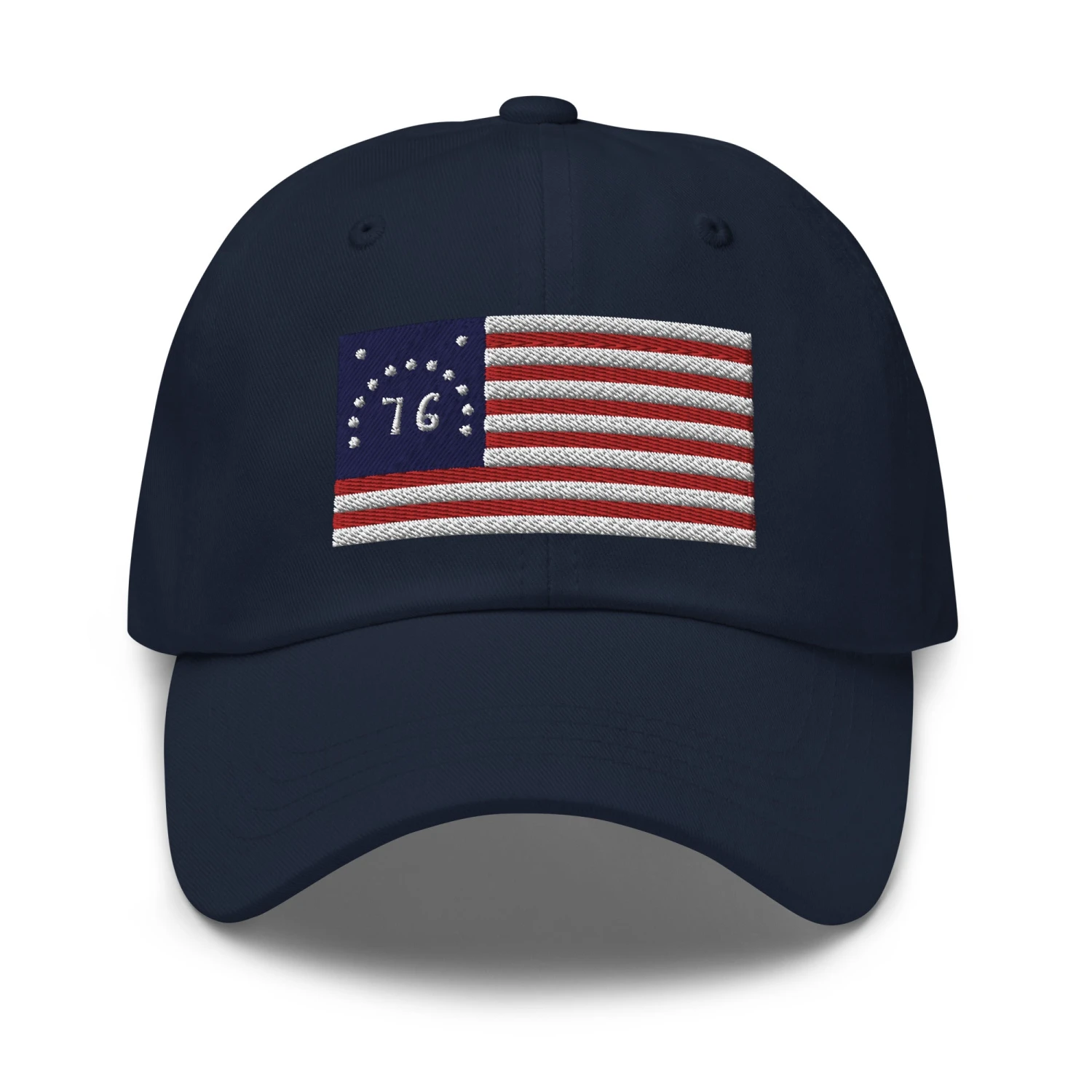Dad Hat - Bennington Flag "1776" (Embroidered Flag) - Image 19