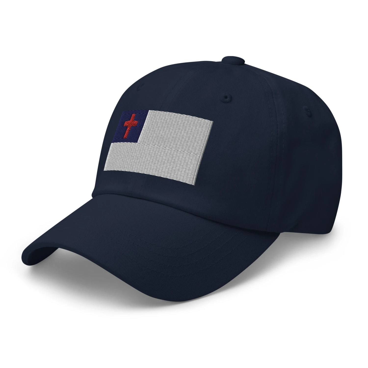 Dad Hat - Christian Flag (Embroidered Flag) - Image 16