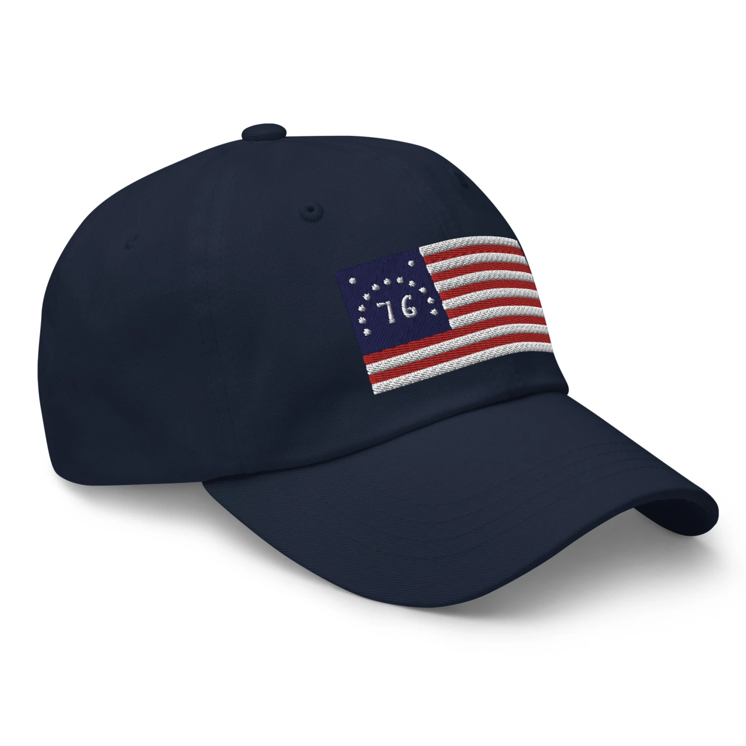 Dad Hat - Bennington Flag "1776" (Embroidered Flag) - Image 20