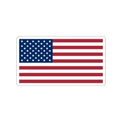 American Flag Decal (indoor And Outdoor Use)