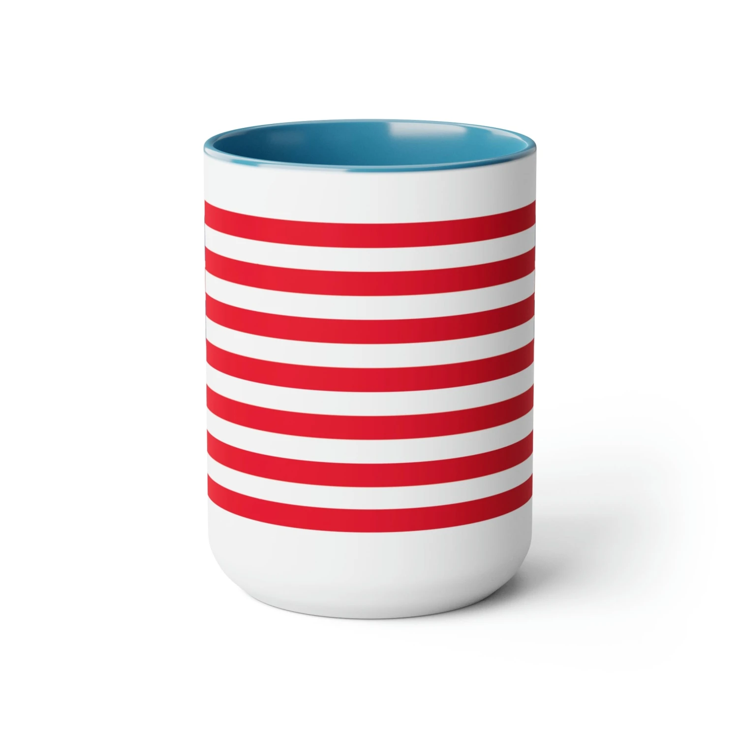 Two-Tone Grand Union Flag Coffee Mugs, 15oz - Image 7