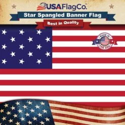 Fort McHenry Star-Spangled Banner Flag (Embroidered Stars & Sewn Stripes)
