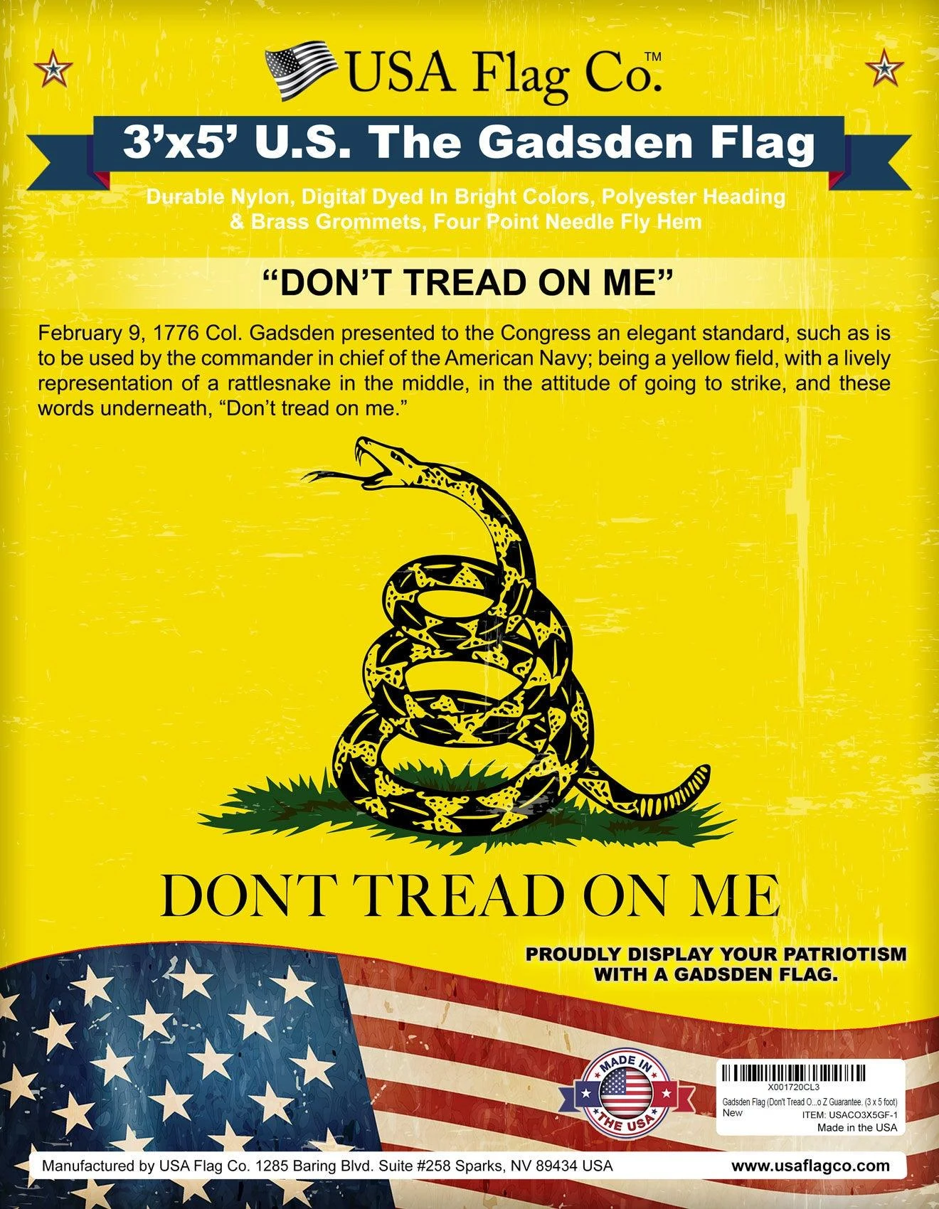 Gadsden Flag (Don't Tread On Me) - Image 2