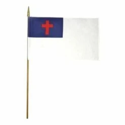 Christian Stick Flags - 16 In X 24 In