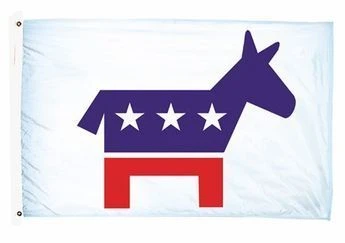 Lightweight Printed Democratic Flag