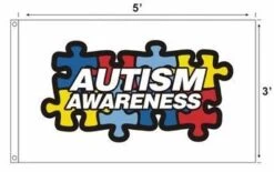 Autism Awareness Flag