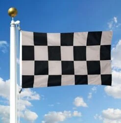 Black & White Checkered Racing Flags