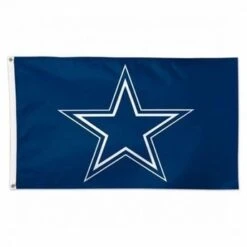 Deluxe Dallas Cowboys Flag - Blue - 3 Ft X 5 Ft