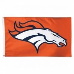 Deluxe Denver Broncos Flag - 3 Ft X 5 Ft