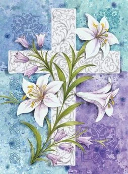 Easter Lilies Garden Flag