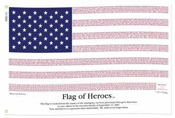 Flag Of Heroes - 9/11 Memorial Flag