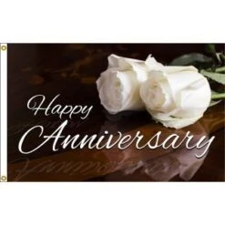 Happy Anniversary Flag