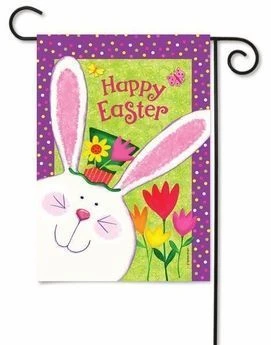 Happy Easter Bunny Garden Flag - Image 3