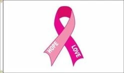 Hope & Love Breast Cancer Flag