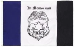 Police Mourning Flag