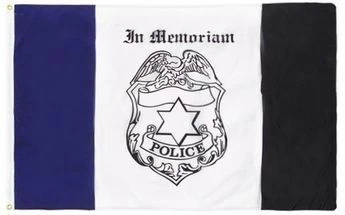 Police Mourning Flag
